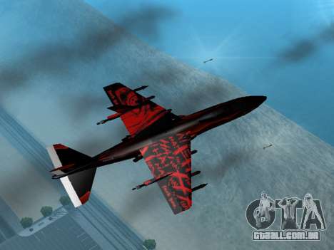 Red Hydra Fighter para GTA San Andreas