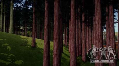 Floresta densa em Palomino Creek para GTA San Andreas