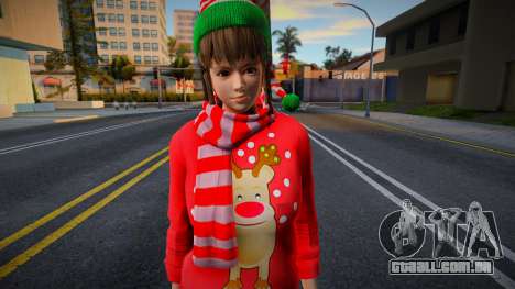 Hitomi Merry Christmas para GTA San Andreas