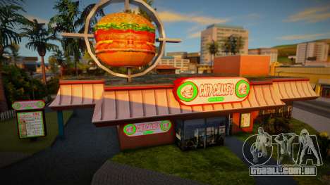 Transformers Chip Chases Burger Shot para GTA San Andreas