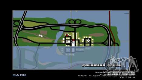 Floresta densa em Palomino Creek para GTA San Andreas