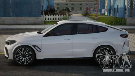 BMW X6M White para GTA San Andreas