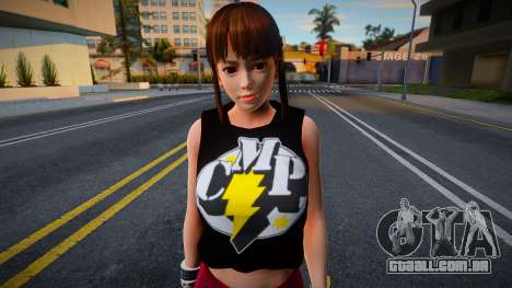 LeiFang T-Shirt Cm Punk para GTA San Andreas