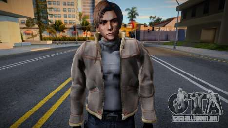Leon HD S. Kennedy con chaqueta HD Resident Evil para GTA San Andreas