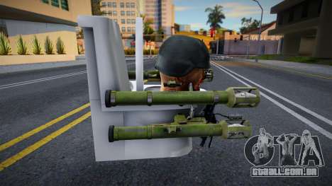 Missile Skibidi toliet o Rocket launcher para GTA San Andreas