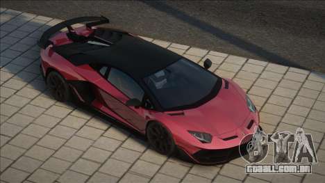 Lamborghini Aventador SVJ Red para GTA San Andreas