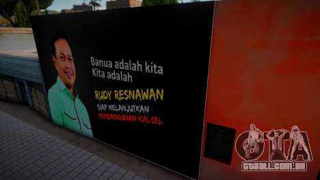 Spanduk Rudi Resnawan para GTA San Andreas