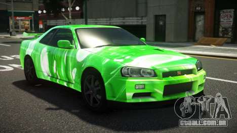 Nissan Skyline R34 L-Sport S11 para GTA 4