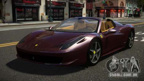 Ferrari 458 LE Roadster para GTA 4