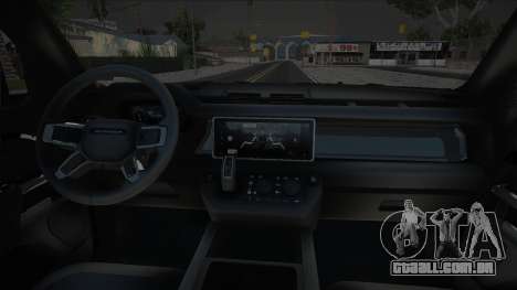 Land Rover Defender Black para GTA San Andreas