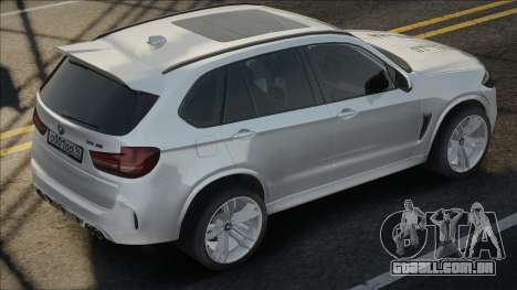 BMW X5m F85 White CCD para GTA San Andreas
