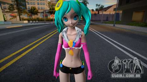 PDFT Hatsune Miku Pink Pops v4 para GTA San Andreas