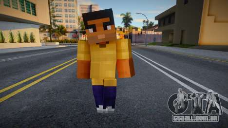 Bbthin Minecraft Ped para GTA San Andreas