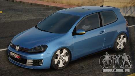 Volkswagen Golf 6 Blue para GTA San Andreas