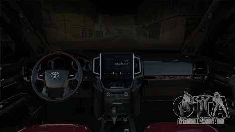Toyota Land Cruiser 200 Black para GTA San Andreas