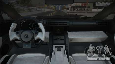 Lexus LFA Driver para GTA San Andreas