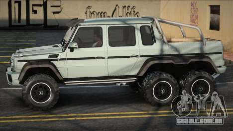 Mercedes-Benz G63 AMG 6x6 Silver para GTA San Andreas