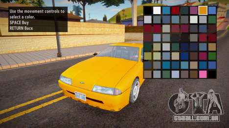 Aumentando o limite de cores para GTA San Andreas