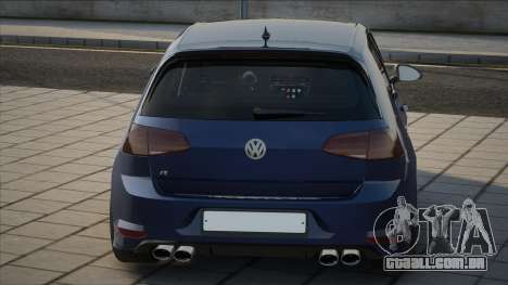 Volkswagen Golf R Blue para GTA San Andreas