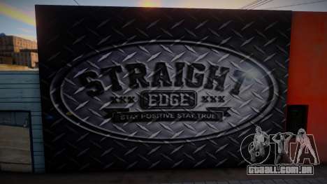 Straight Edge Mural para GTA San Andreas