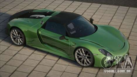 Porsche 918 Green para GTA San Andreas