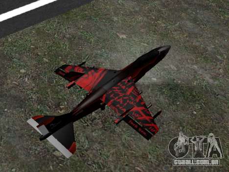 Red Hydra Fighter para GTA San Andreas