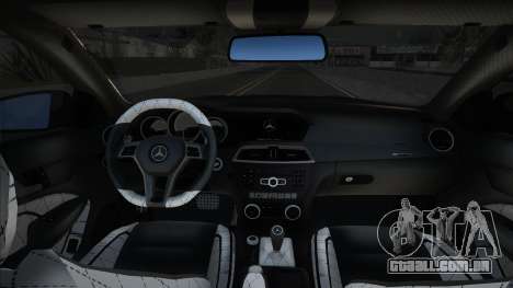 Mercedes-Benz C63 Police para GTA San Andreas