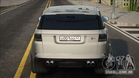 Range Rover SVR Silver para GTA San Andreas
