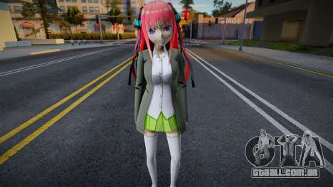 Nakano Nino (Winter School Outfit) para GTA San Andreas