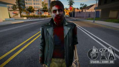Half-Skeleton Zombie Claude para GTA San Andreas