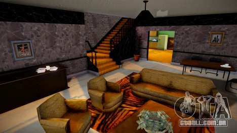 New interior CJ House Grove Street para GTA San Andreas