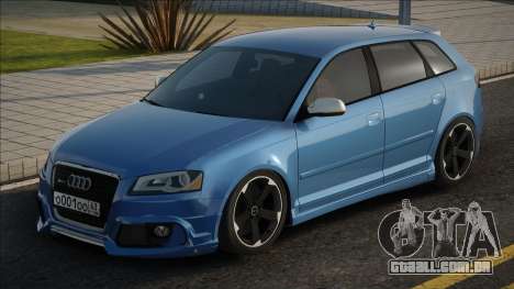 AUDI RS3 BLUE para GTA San Andreas