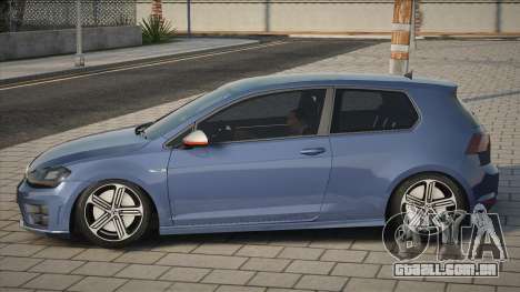 Volkswagen Golf R Blue para GTA San Andreas
