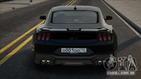 Ford Mustang 2024 Black para GTA San Andreas