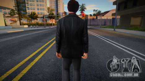 Homem na jaqueta de couro para GTA San Andreas