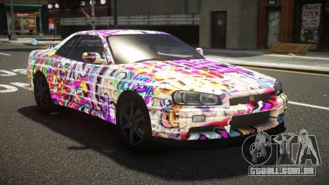 Nissan Skyline R34 L-Sport S13 para GTA 4