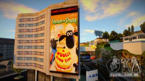 Bank BCA Shaun The Sheep Billboard para GTA San Andreas