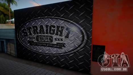 Straight Edge Mural para GTA San Andreas