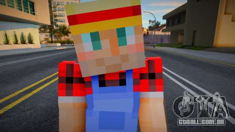 Cwmyfr Minecraft Ped para GTA San Andreas