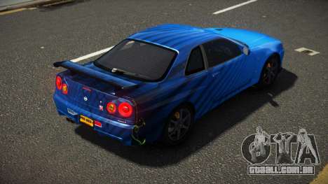 Nissan Skyline R34 L-Sport S10 para GTA 4