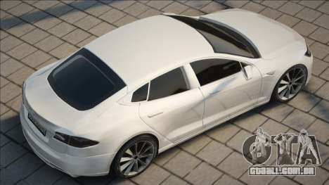 Tesla Model S White para GTA San Andreas