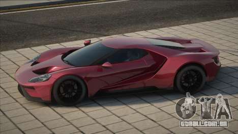 Ford GT 2018 Red para GTA San Andreas