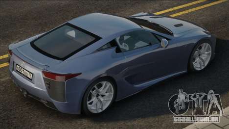 Lexus LFA CCD para GTA San Andreas