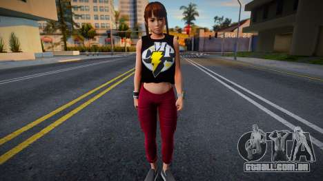 LeiFang T-Shirt Cm Punk para GTA San Andreas