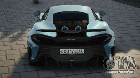 Mclaren 570 Blue para GTA San Andreas