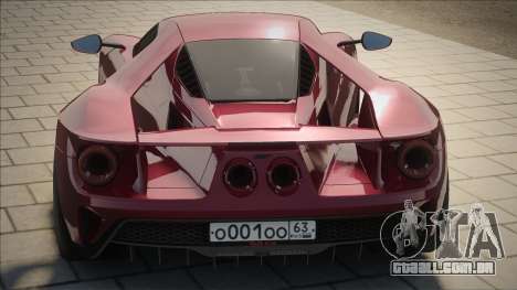 Ford GT 2018 Red para GTA San Andreas