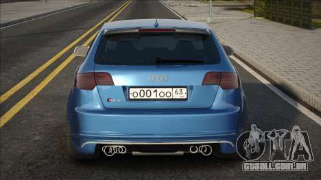 AUDI RS3 BLUE para GTA San Andreas