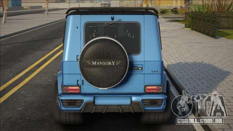 Mercedes-AMG G63 Mansory Blue para GTA San Andreas