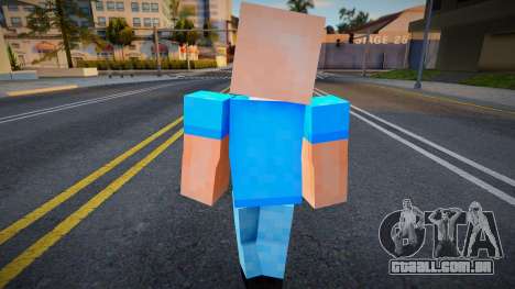 Omoboat Minecraft Ped para GTA San Andreas