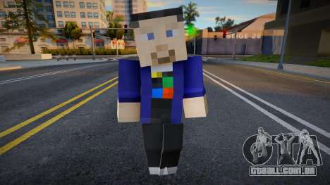 Andre Minecraft Ped para GTA San Andreas